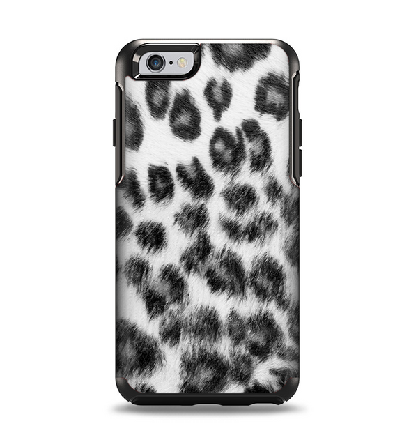 The Real Snow Leopard Hide Apple iPhone 6 Otterbox Symmetry Case Skin Set