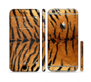 The Real Tiger Print Texture Sectioned Skin Series for the Apple iPhone 6s Plus