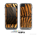 The Real Tiger Print Texture Skin for the Apple iPhone 5c LifeProof Case