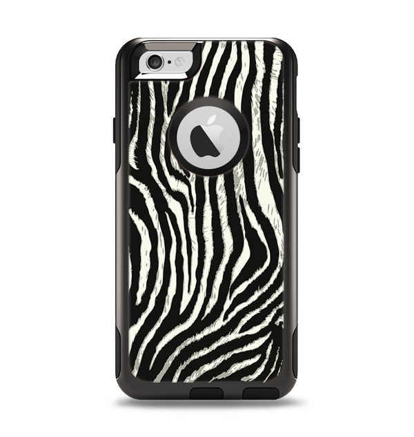 The Real Vector Zebra Print Apple iPhone 6 Otterbox Commuter Case Skin Set