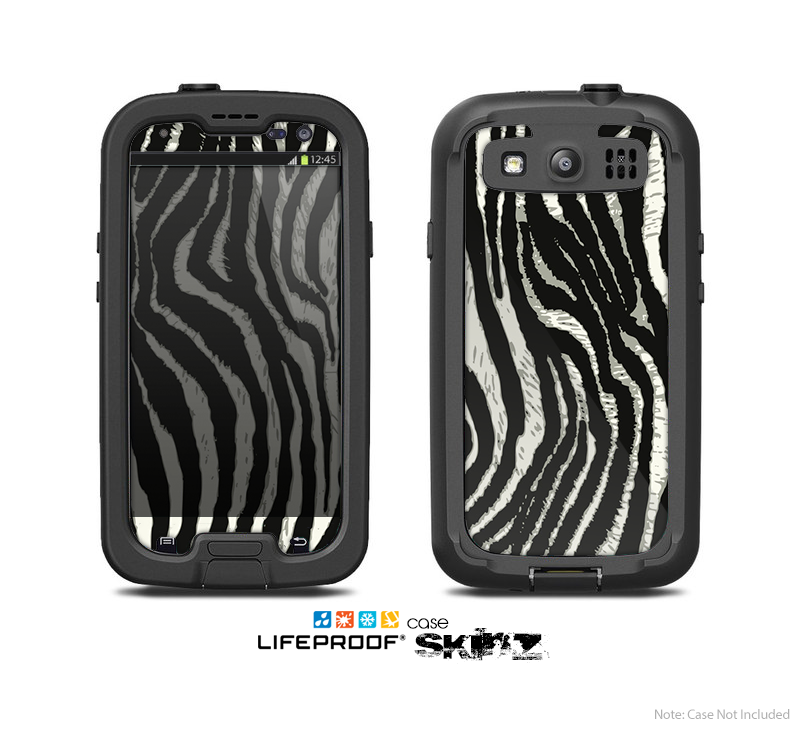 The Real Vector Zebra Print Skin For The Samsung Galaxy S3 LifeProof Case
