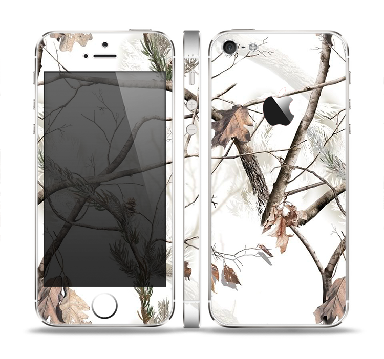 The Real Winter Camouflage Skin Set for the Apple iPhone 5