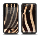The Real Zebra Print Texture Apple iPhone 6/6s LifeProof Fre Case Skin Set