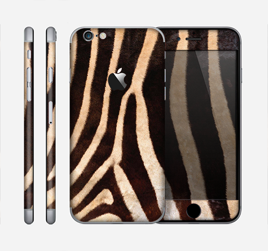 The Real Zebra Print Texture Skin for the Apple iPhone 6