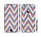 The Red-White-Blue Sharp Chevron Pattern Sectioned Skin Series for the Apple iPhone 6 Plus