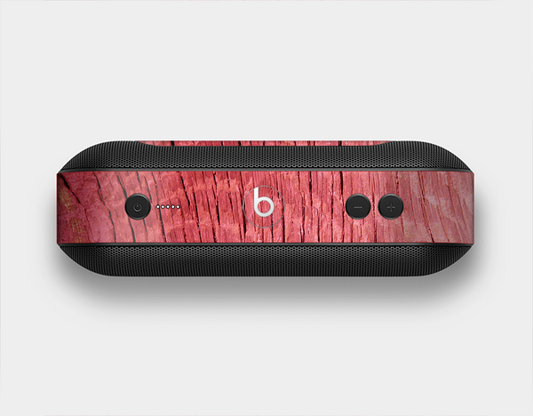 The Red-Wood with Yellow Knot Skin Set for the Beats Pill Plus