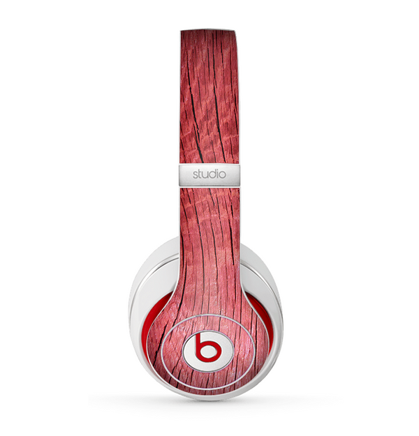 The Red-Wood with Yellow Knot Skin for the Beats by Dre Studio (2013+ Version) Headphones