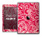 The Red Abstract Paisley Skin for the iPad Air