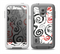 The Red Accented Grayscale Swirl Pattern Skin for the Samsung Galaxy S5 frē LifeProof Case