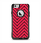 The Red & Black Sketch Chevron Apple iPhone 6 Otterbox Commuter Case Skin Set