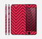 The Red & Black Sketch Chevron Skin for the Apple iPhone 6 Plus