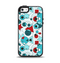 The Red & Blue Abstract Shapes Apple iPhone 5-5s Otterbox Symmetry Case Skin Set