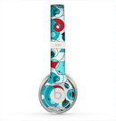 The Red & Blue Abstract Shapes Skin for the Beats by Dre Solo 2 Headphones