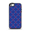 The Red & Blue Seamless Anchor Pattern Apple iPhone 5-5s Otterbox Symmetry Case Skin Set