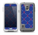 The Red & Blue Seamless Anchor Pattern Skin Samsung Galaxy S5 frē LifeProof Case