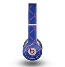 The Red & Blue Seamless Anchor Pattern Skin for the Beats by Dre Original Solo-Solo HD Headphones
