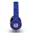 The Red & Blue Seamless Anchor Pattern Skin for the Original Beats by Dre Studio Headphones
