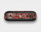 The Red & Brown Creative Flower Pattern Skin Set for the Beats Pill Plus