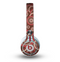 The Red & Brown Creative Flower Pattern Skin for the Beats by Dre Mixr Headphones