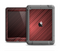 The Red Diagonal Thin HD Stripes Apple iPad Air LifeProof Nuud Case Skin Set