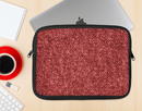 The Red Fabric Ink-Fuzed NeoPrene MacBook Laptop Sleeve