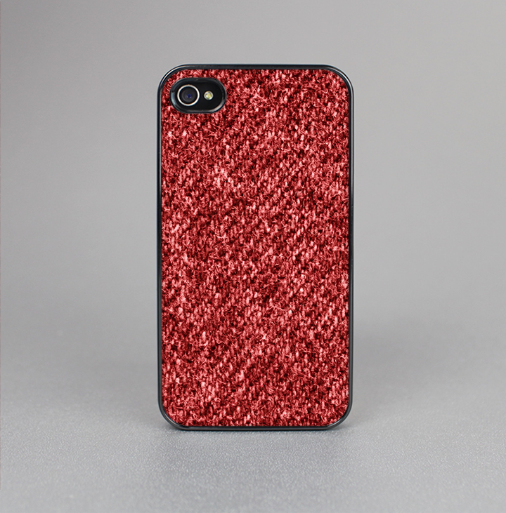 The Red Fabric Skin-Sert for the Apple iPhone 4-4s Skin-Sert Case