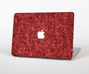 The Red Fabric Skin Set for the Apple MacBook Pro 15" with Retina Display