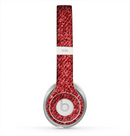 The Red Fabric Skin for the Beats by Dre Solo 2 Headphones