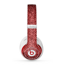 The Red Fabric Skin for the Beats by Dre Studio (2013+ Version) Headphones