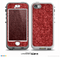 The Red Fabric Skin for the iPhone 5-5s NUUD LifeProof Case for the LifeProof Skin