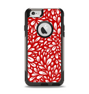 The Red Floral Sprout Apple iPhone 6 Otterbox Commuter Case Skin Set