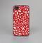 The Red Floral Sprout Skin-Sert for the Apple iPhone 4-4s Skin-Sert Case