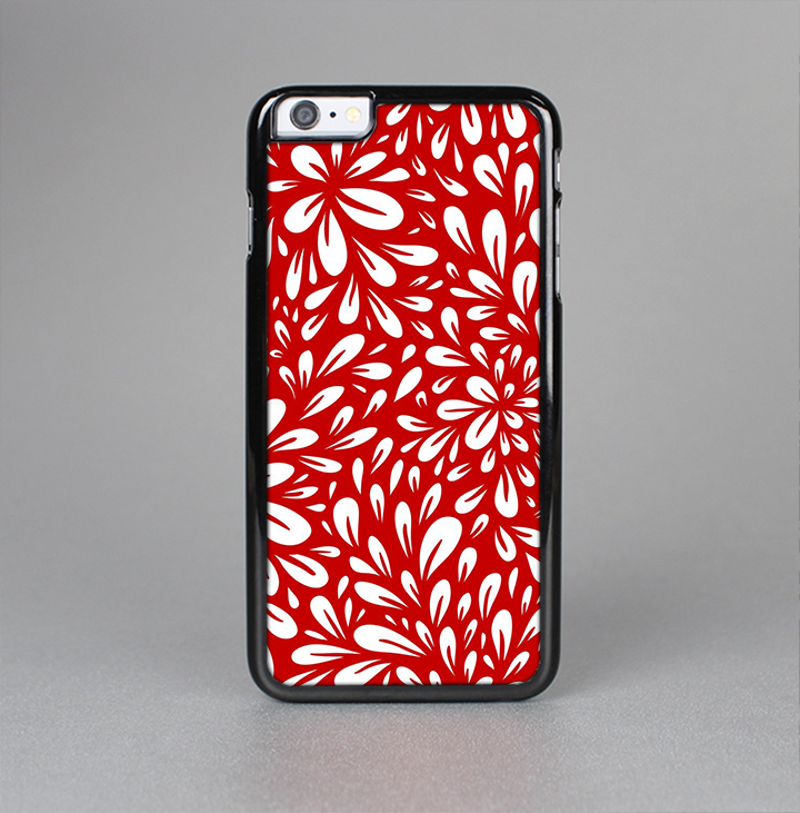 The Red Floral Sprout Skin-Sert for the Apple iPhone 6 Plus Skin-Sert Case
