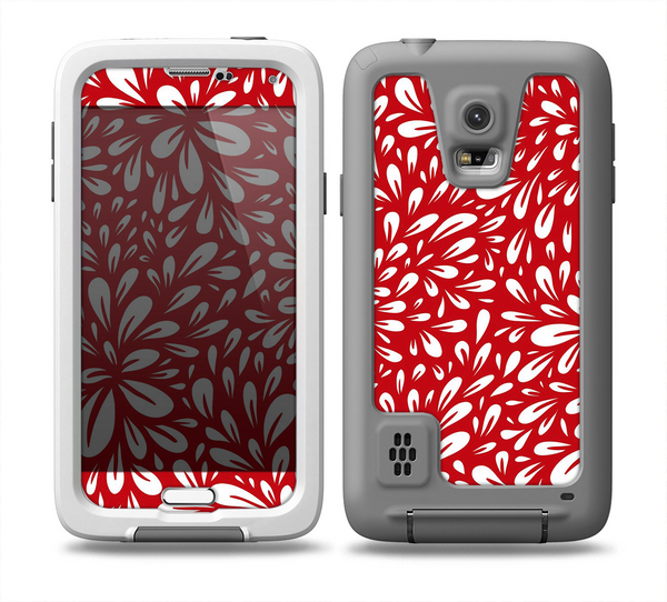 The Red Floral Sprout Skin for the Samsung Galaxy S5 frē LifeProof Case