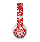 The Red Floral Sprout Skin for the Beats by Dre Studio (2013+ Version) Headphones