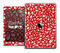 The Red Floral Sprout Skin for the iPad Air
