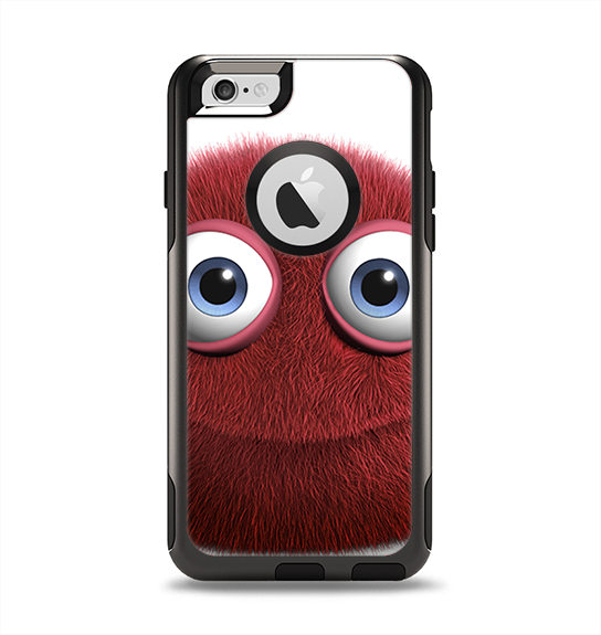 The Red Fuzzy Wuzzy Apple iPhone 6 Otterbox Commuter Case Skin Set