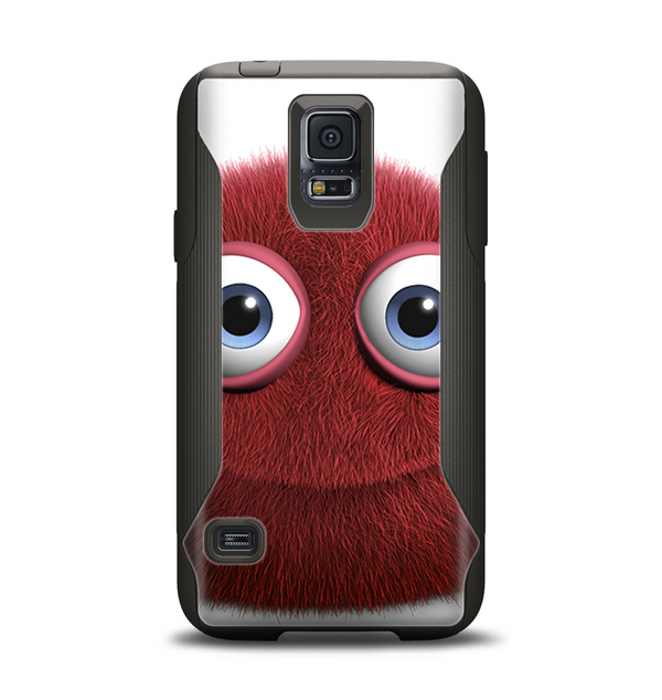 The Red Fuzzy Wuzzy Samsung Galaxy S5 Otterbox Commuter Case Skin Set
