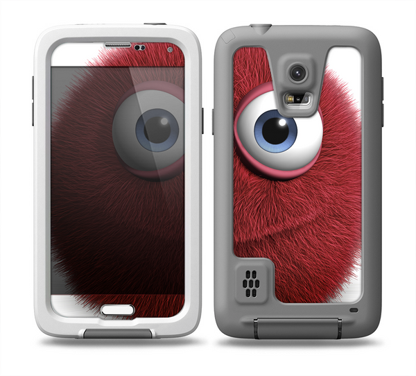 The Red Fuzzy Wuzzy Skin for the Samsung Galaxy S5 frē LifeProof Case