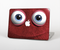 The Red Fuzzy Wuzzy Skin Set for the Apple MacBook Pro 15" with Retina Display