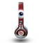 The Red Fuzzy Wuzzy Skin for the Beats by Dre Mixr Headphones