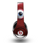 The Red Fuzzy Wuzzy Skin for the Original Beats by Dre Studio Headphones