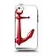 The Red Glossy Anchor Apple iPhone 5c Otterbox Symmetry Case Skin Set