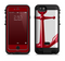 The Red Glossy Anchor Apple iPhone 6/6s LifeProof Fre POWER Case Skin Set