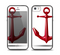 The Red Glossy Anchor Skin Set for the iPhone 5-5s Skech Glow Case
