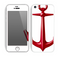 The Red Glossy Anchor Skin for the Apple iPhone 5c