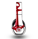 The Red Glossy Anchor Skin for the Original Beats by Dre Studio Headphones