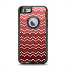 The Red Gradient Layered Chevron Apple iPhone 6 Otterbox Defender Case Skin Set