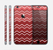 The Red Gradient Layered Chevron Skin for the Apple iPhone 6