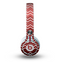 The Red Gradient Layered Chevron Skin for the Beats by Dre Mixr Headphones